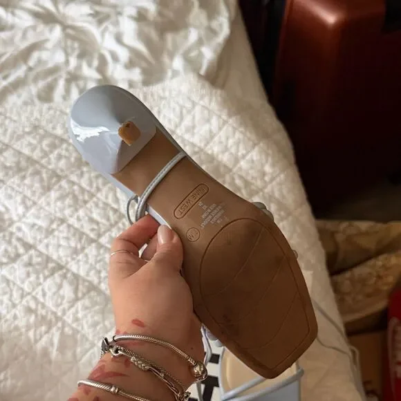 Nine West Women's Blue Strappy Sandals - Picture 3 of 4